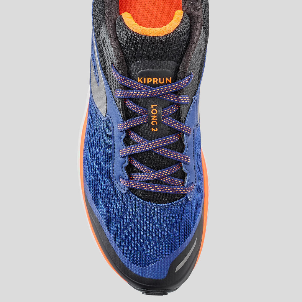 Laufschuhe Kiprun Long 2 Herren blau/rot