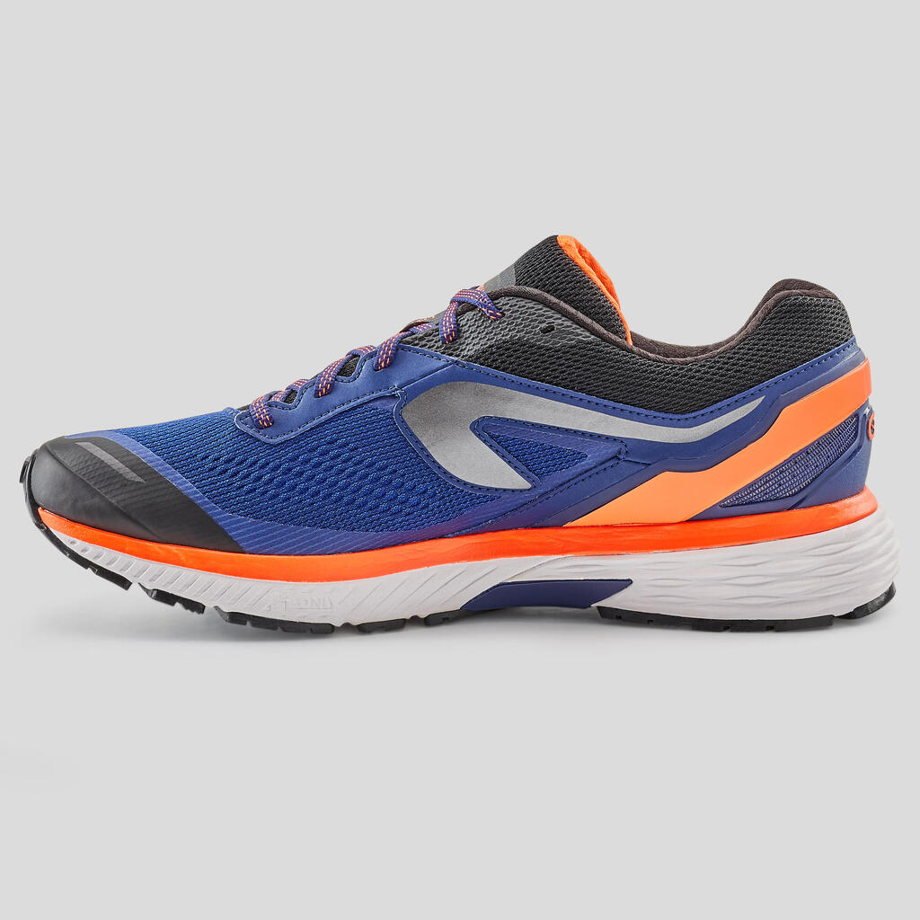 Laufschuhe Kiprun Long 2 Herren blau/rot