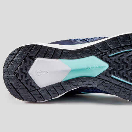حذاء جري KIPRUN FAST للسيدات – أزرق/ أخضر