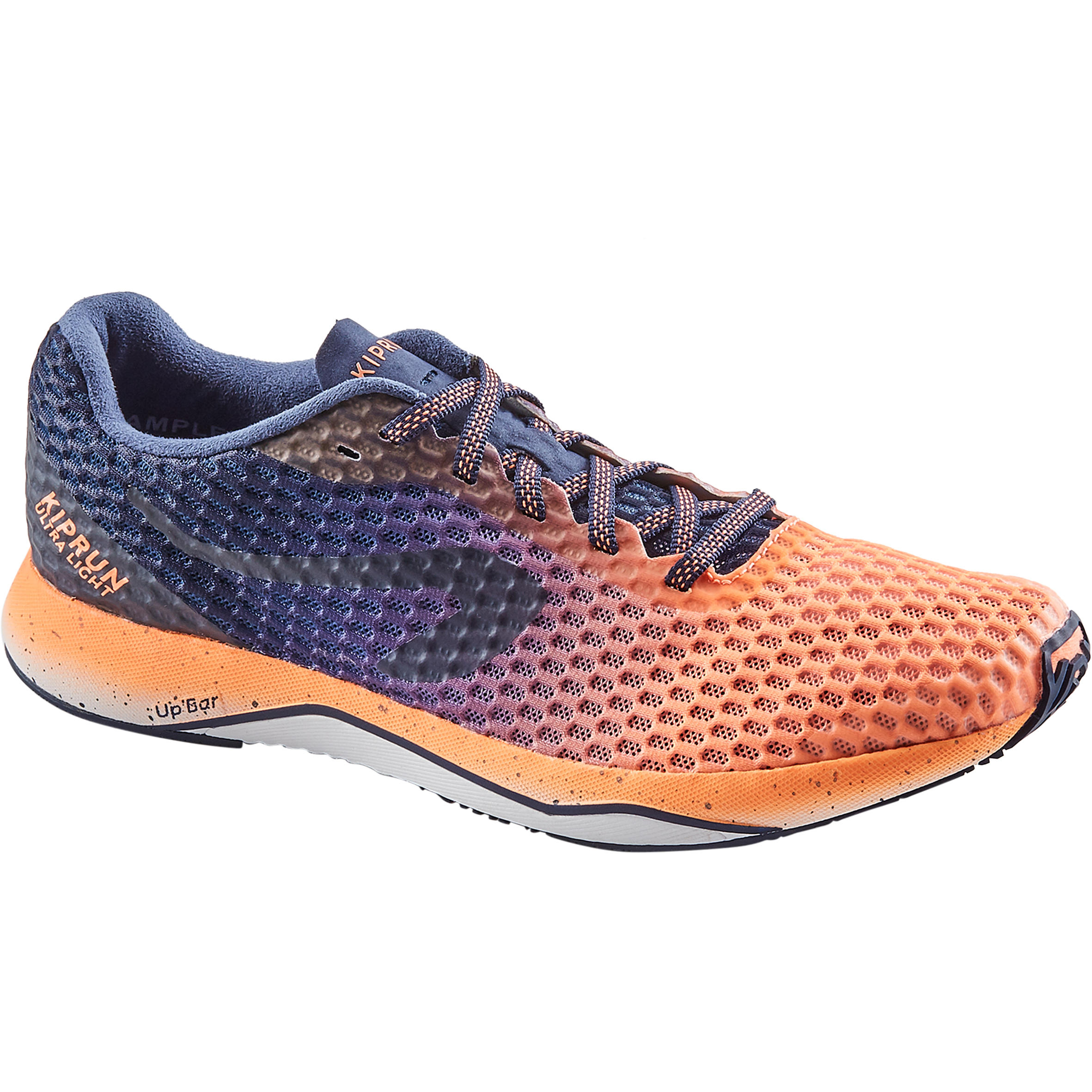 blue sports shoes