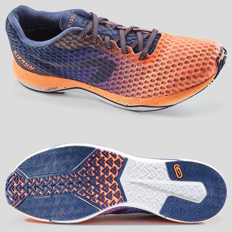 WOMEN�S RUNNING SHOES KIPRUN ULTRALIGHT BLUE/CORAL