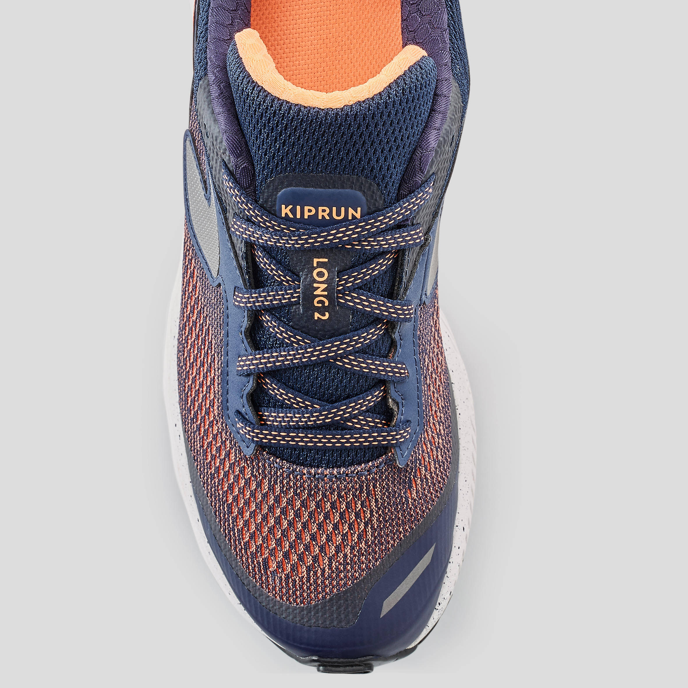 Women's Marathon Running Shoes Kiprun Long 2  - Coral Blue -  4