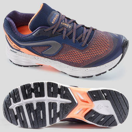 Kiprun Long 2 Women's Running Shoes - Coral Blue 