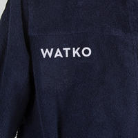 Kids' Water Polo Thick Cotton Bathrobe 500 - Dark Blue