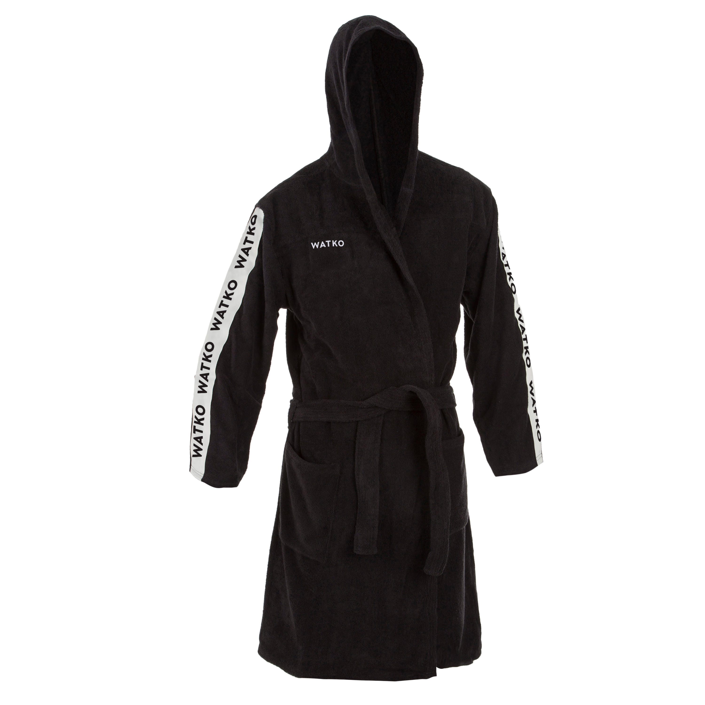 black polo robe