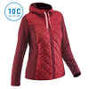 Women’s Hiking Hooded Sweatshirt - NH100 Hybrid