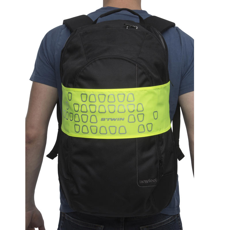 BANDEAU VISIBILITÉ DE SAC JAUNE FLUO BANDEAU VISIBILITÉ DE SAC JAUNE FLUO