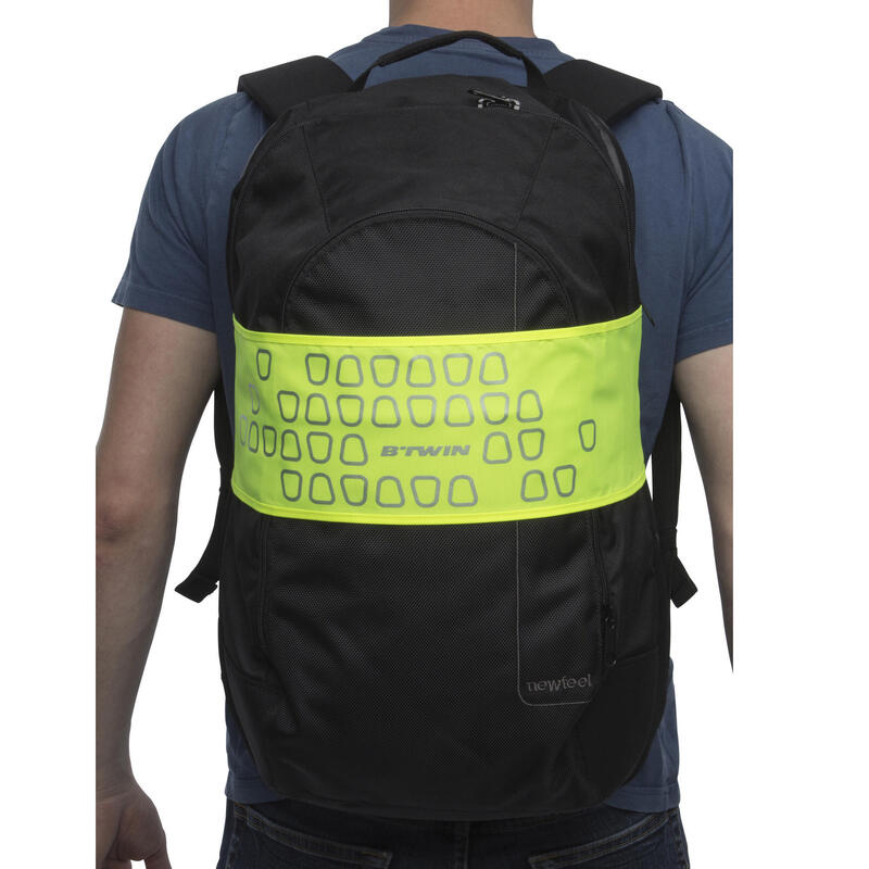 Reflexní páska na batoh fluorescenční žlutá