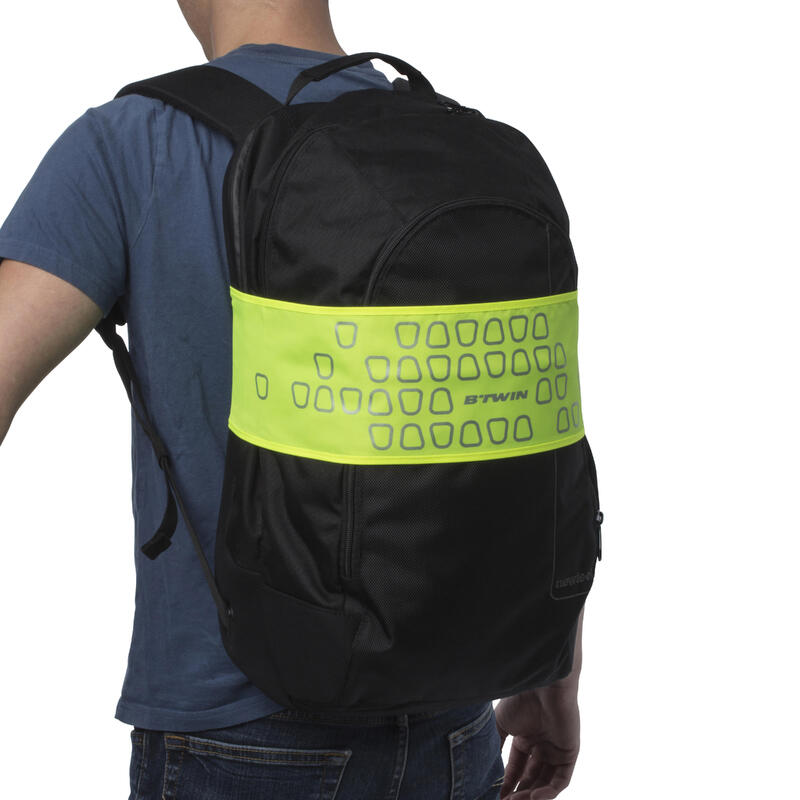 Reflexní páska na batoh fluorescenční žlutá