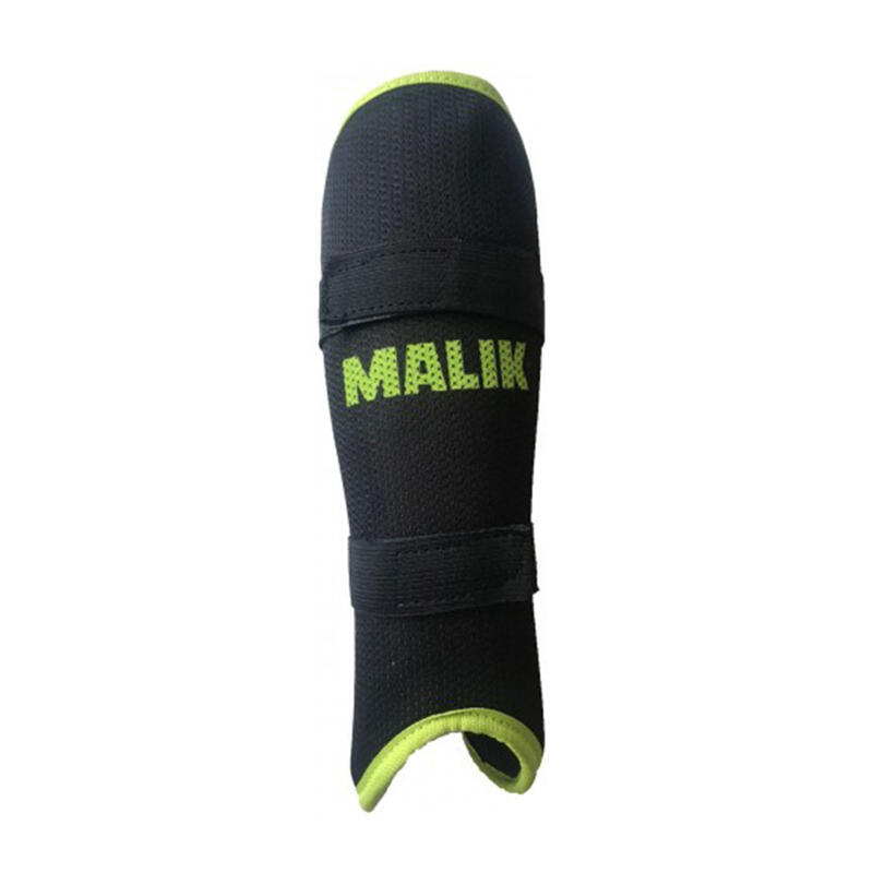 Espinilleras de hockey hierba Malik Kiddy niños negro