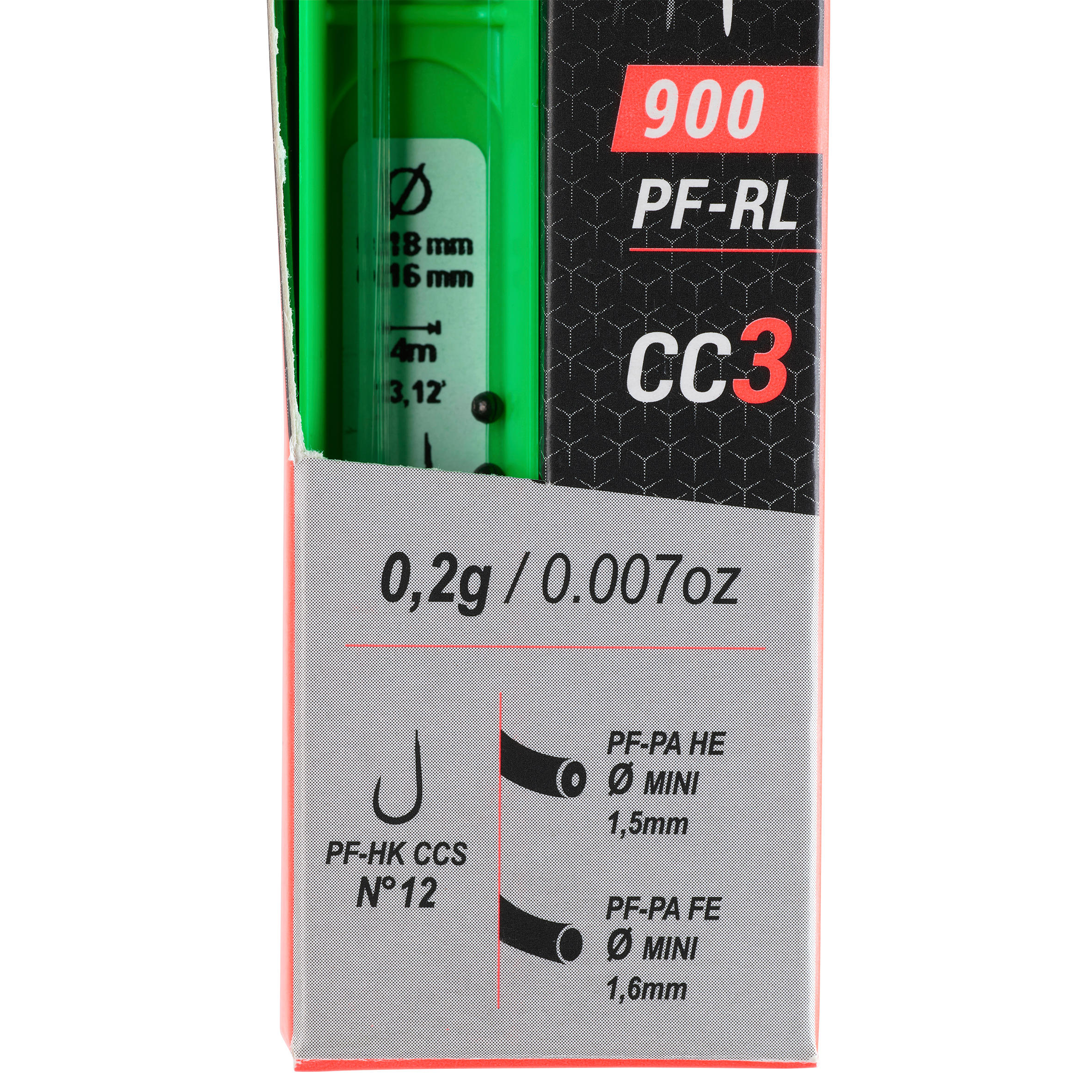 CAPERLAN Montáž na lov kaprov na plávanú PF-RL900 CC3 0,2 g bez · záber 3