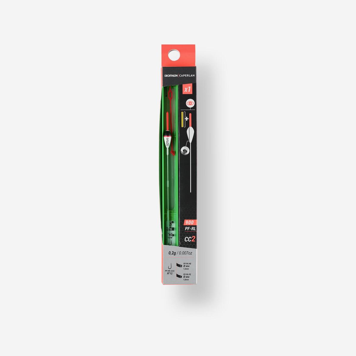 LIGNE MONTEE POUR LA PECHE DE LA CARPE AU COUP PF-RL900 CC2 0,2g