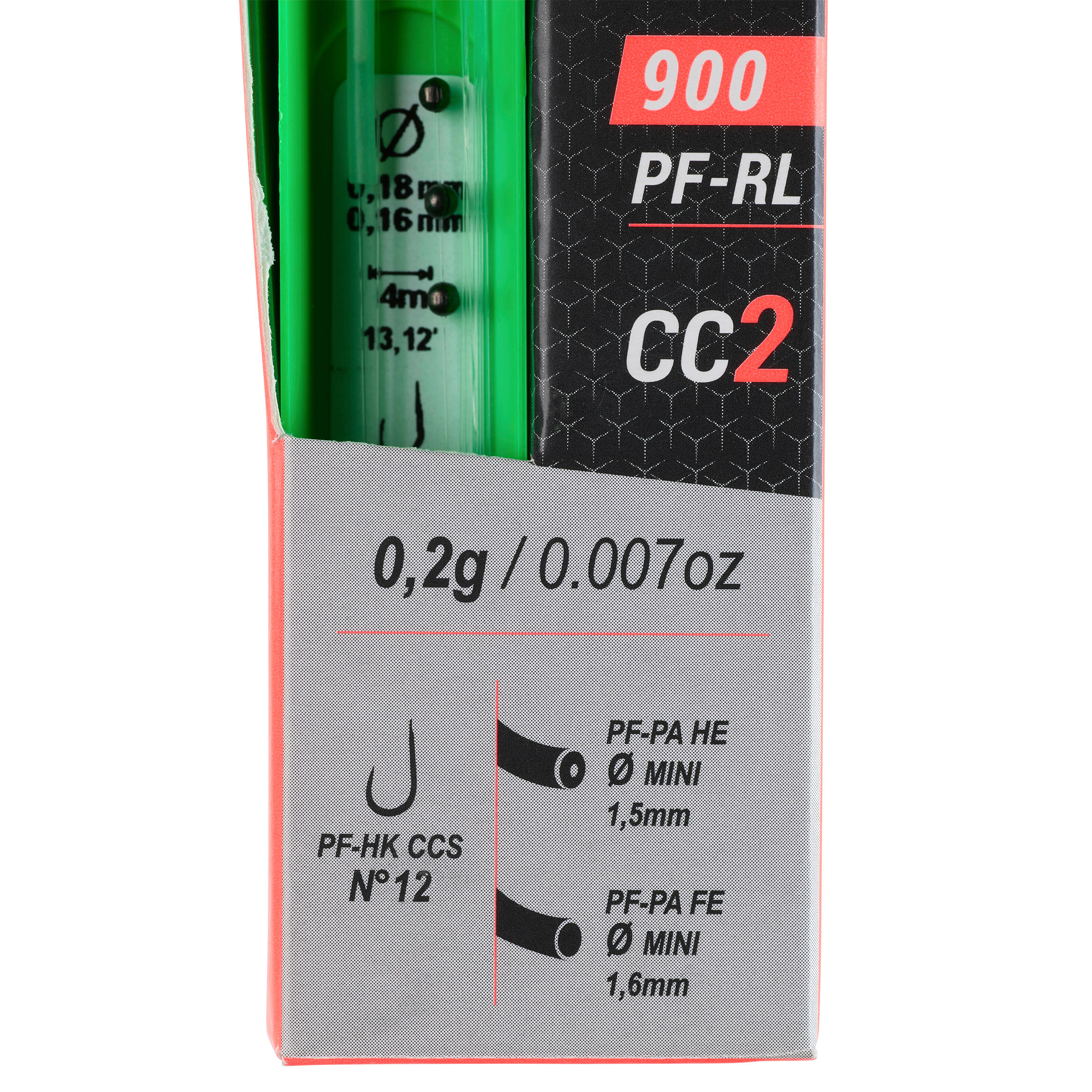 LINHA MONTADA PARA A PESCA DIRETA DE CARPA PF-RL900 CC2 0,2g 3/7