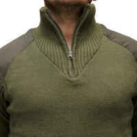 Windproof Wool Pullover - Green