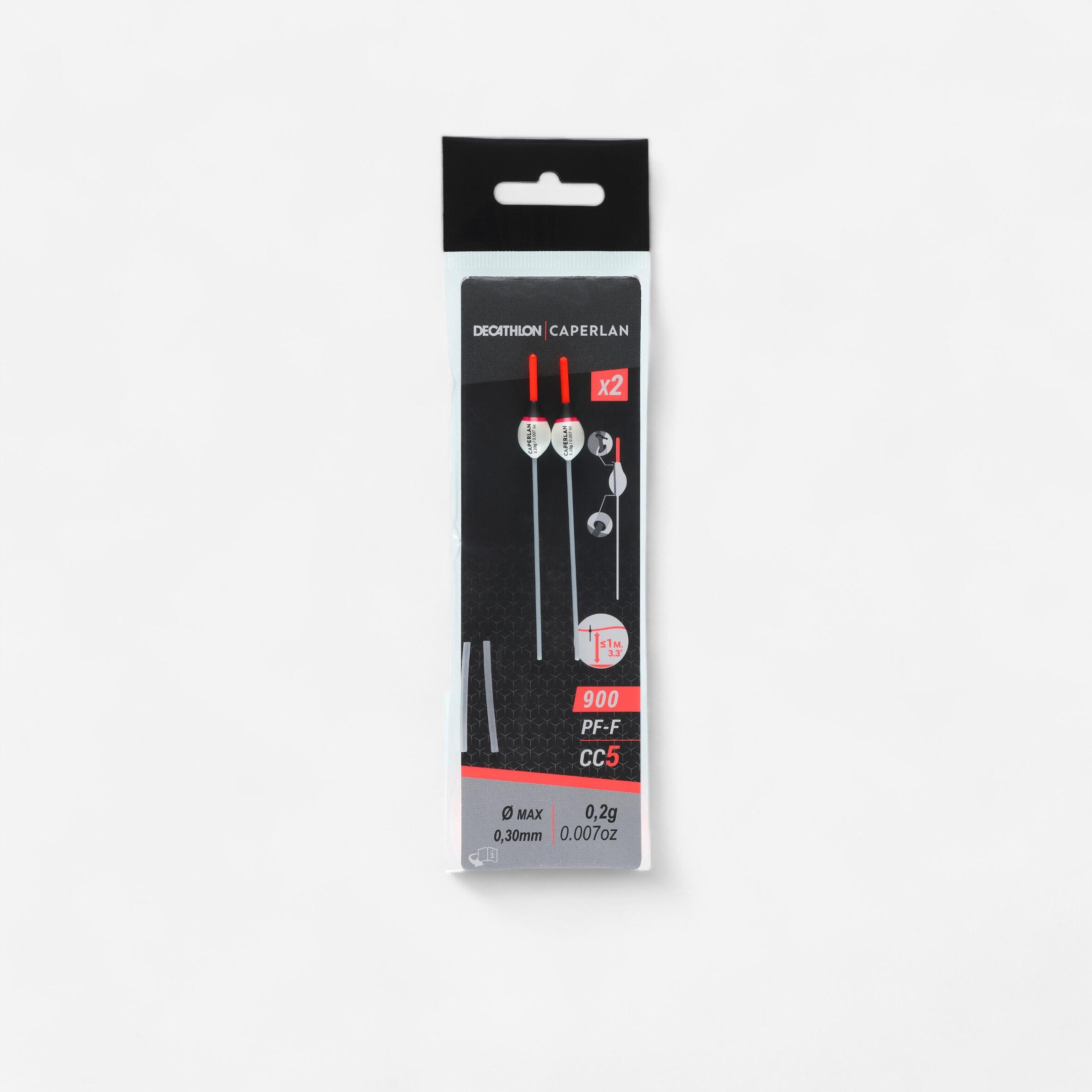 Conjunto de 2 boias para a pesca directa da carpa pf-f900 cc5 0,2 g