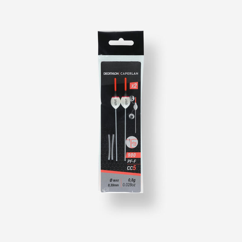 Lote 2 Flotadores Carpfishing al Coup PF-F900 CC5 0,8 g