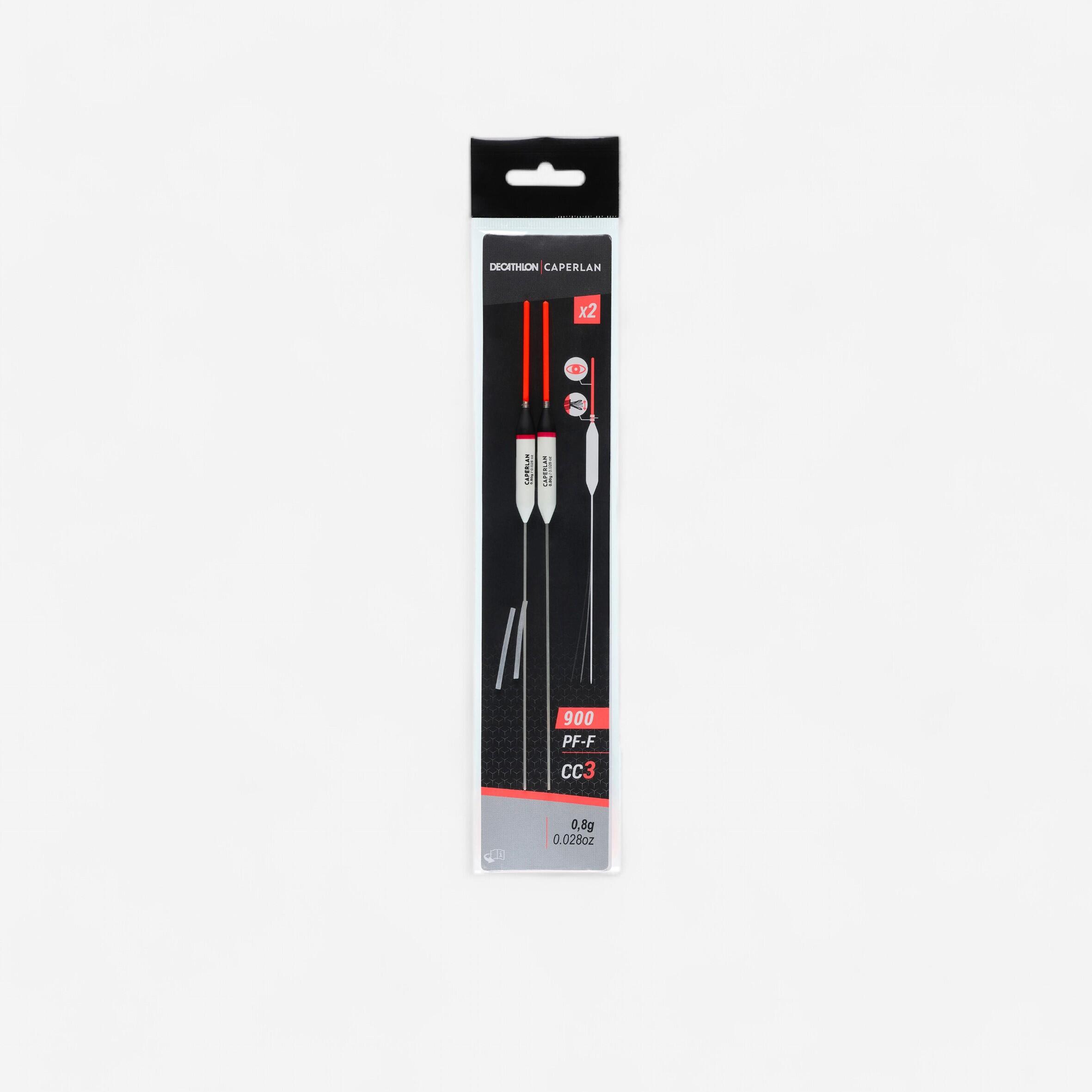Lote 2 Flotadores Carpfishing Al Coup PF-F900 CC3 0,8 g 1/6