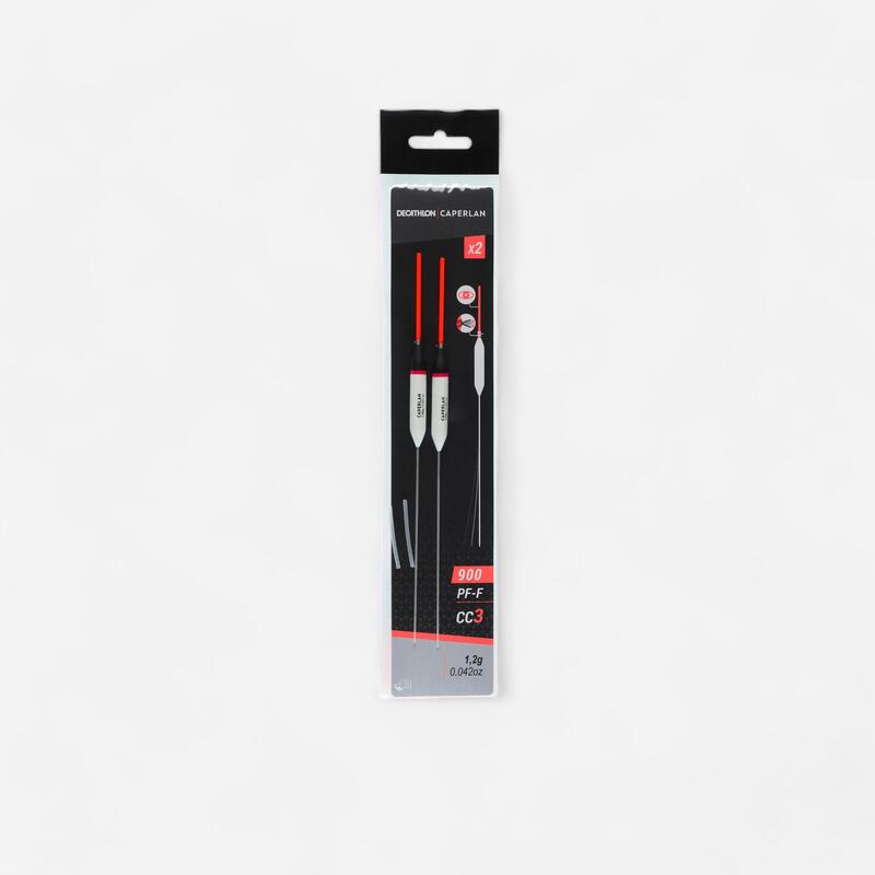 Lote 2 Flotadores Carpfishing Al Coup PF-F900 CC3 1,2 g