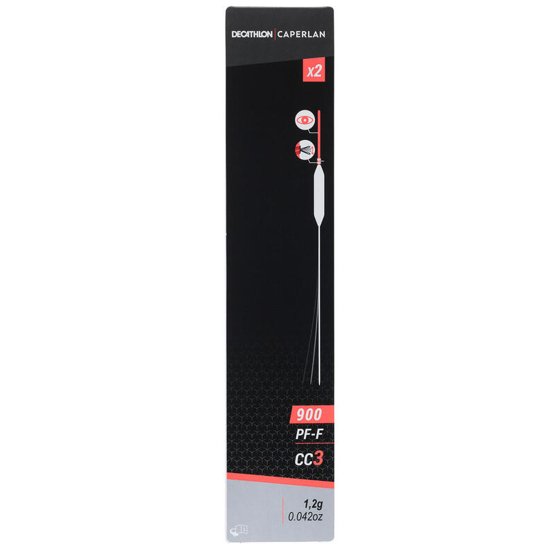 Lote 2 Flotadores Carpfishing Al Coup PF-F900 CC3 1,2 g