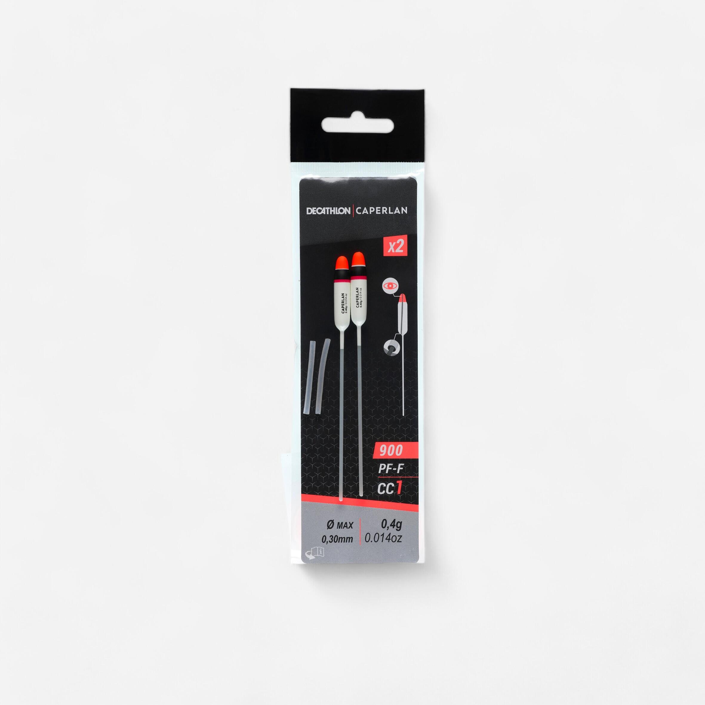 Conjunto de 2 boias para pesca direta à carpa pf-f900 cc1 0,4g