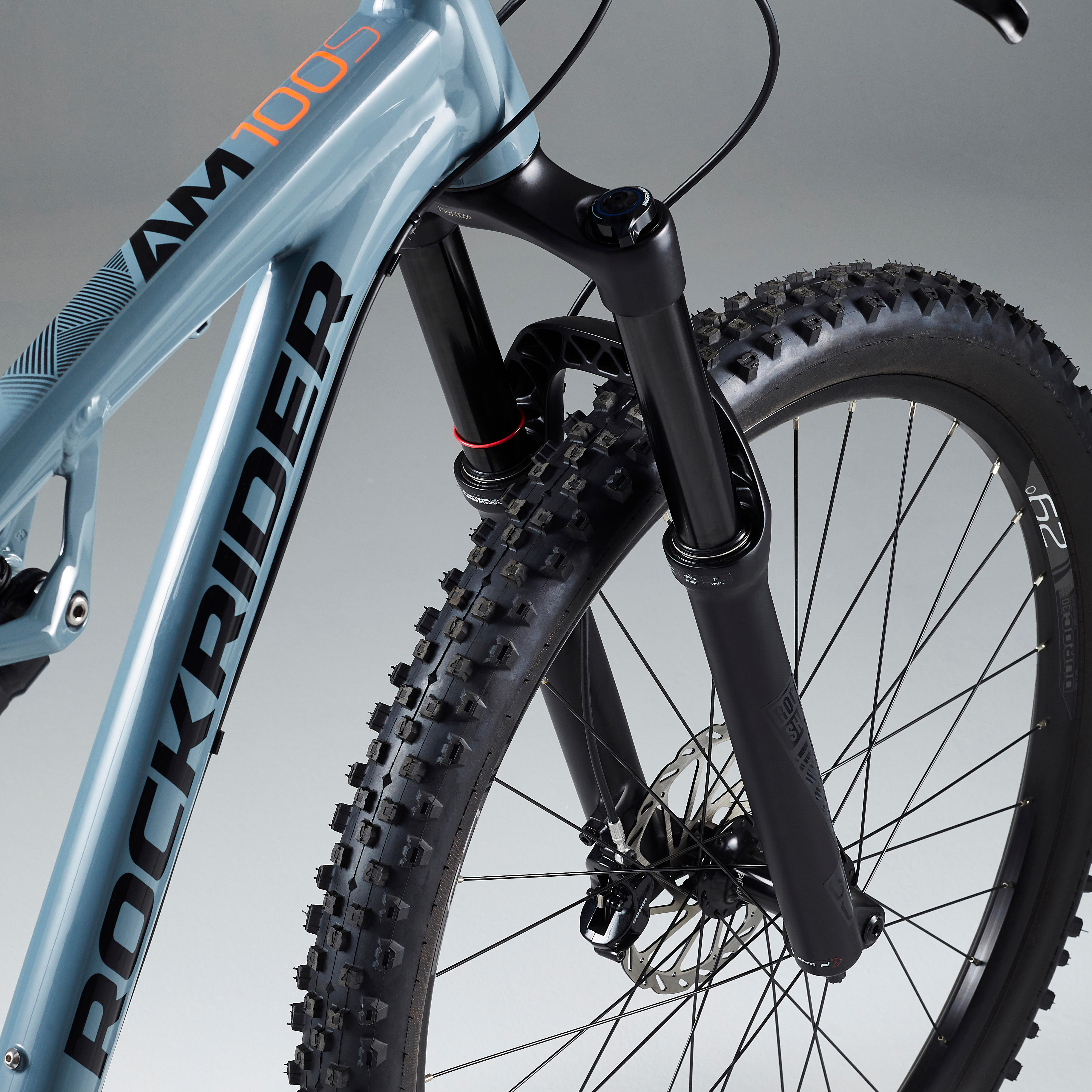 Горный велосипед для ALL MOUNTAIN AM 100 S серый Rockrider — купить в  интернет-магазине decathlon.ru