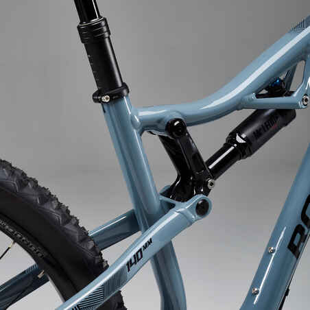 MOUNTAIN BIKE FULL SUSPENSION ROCKRIDER AM 100 SRAM NX - Grey