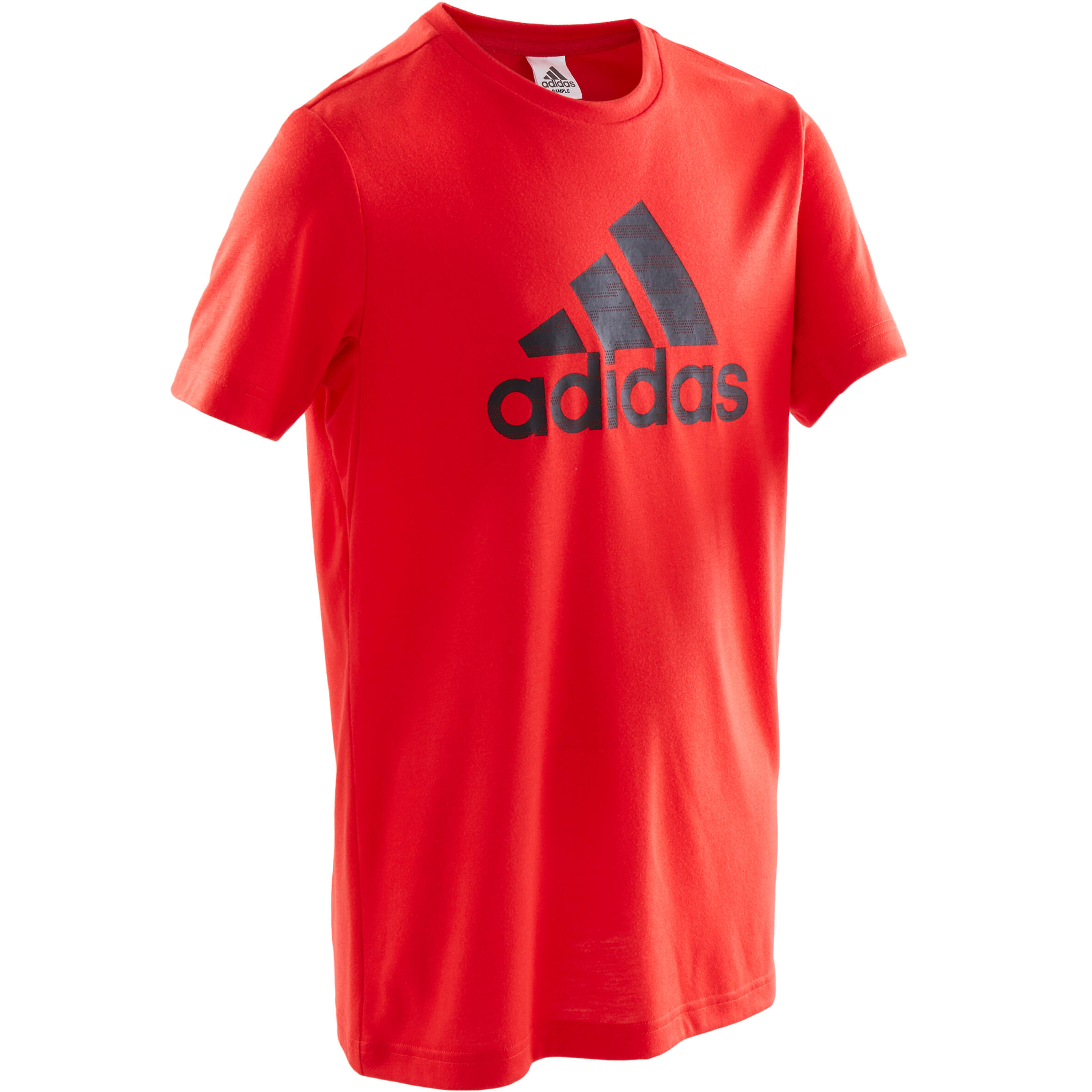 T-shirt Adidas gym bambino rossa ADIDAS | DECATHLON