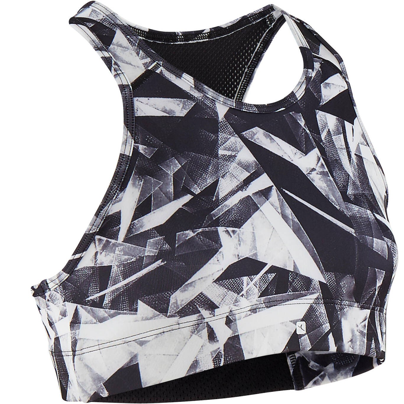 Girls' Breathable Sports Bra - Black