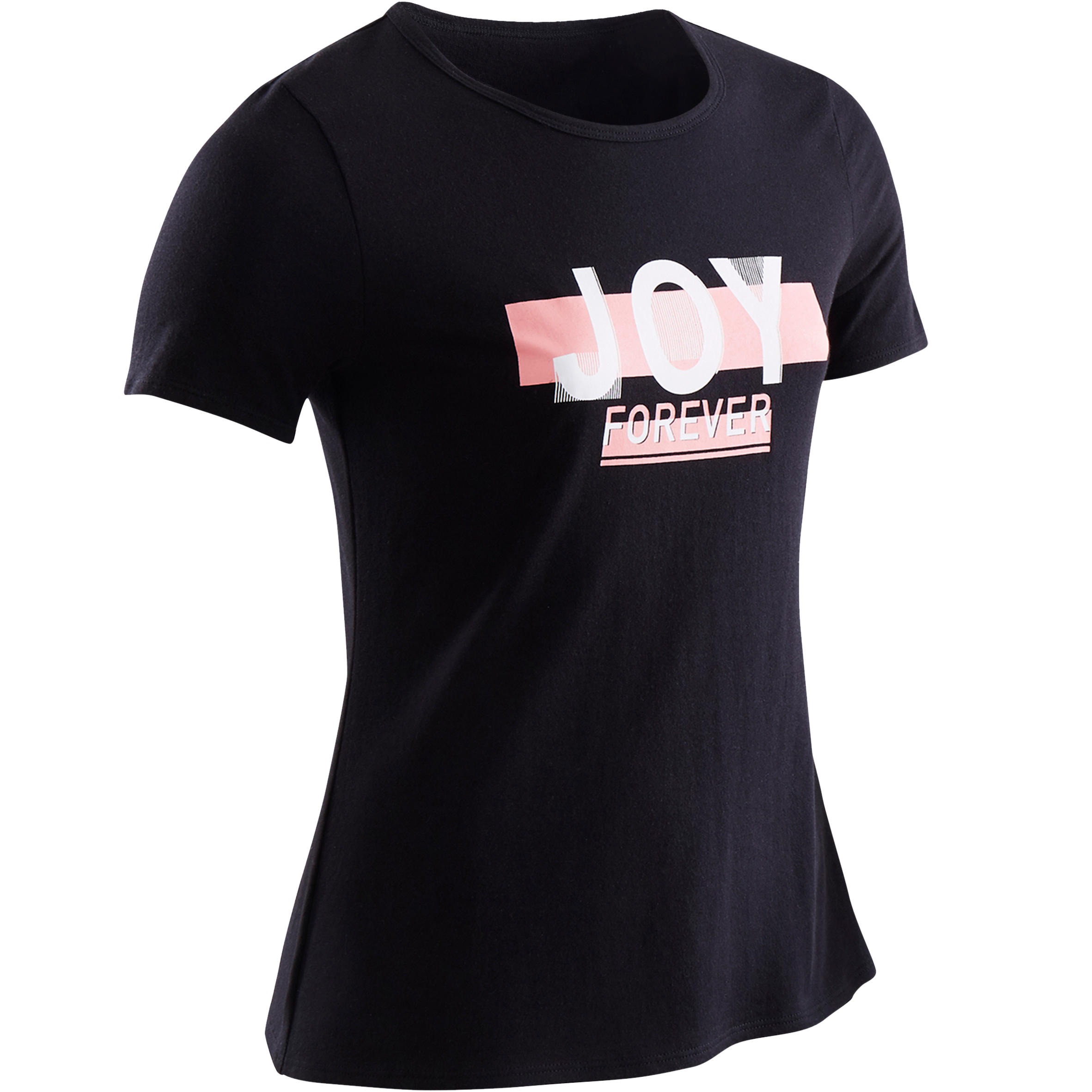 Girls' Short-Sleeved Gym T-Shirt 100 