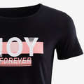Ginástica Ginástica Criança e Bebé - T-shirt GINÁSTICA 100 Preto DOMYOS - Todos os Desportos
