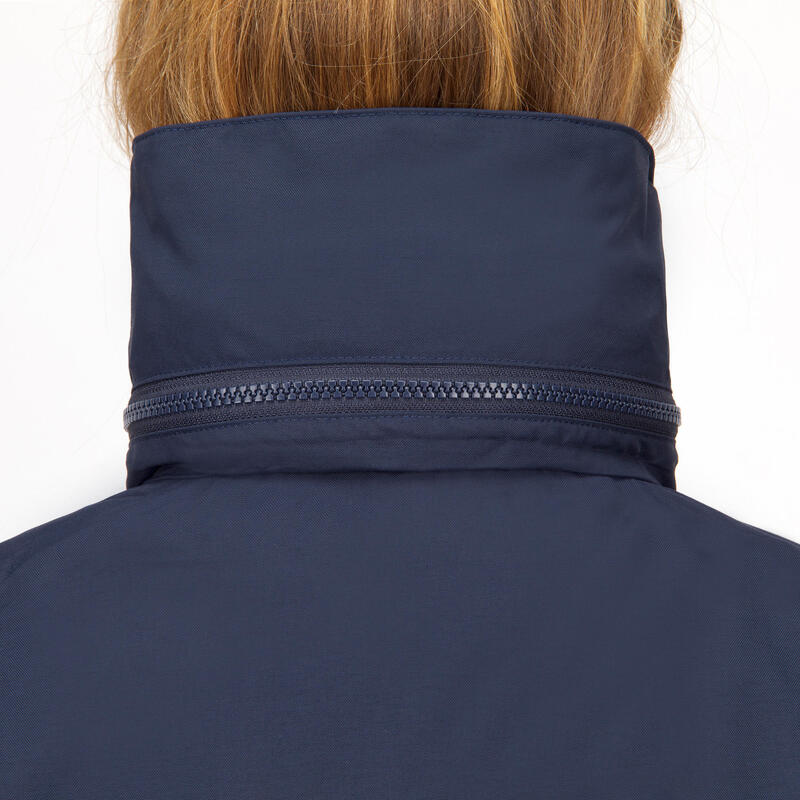 Veste imperméable coupe-vent - veste de pluie femme SAILING 300 Navy