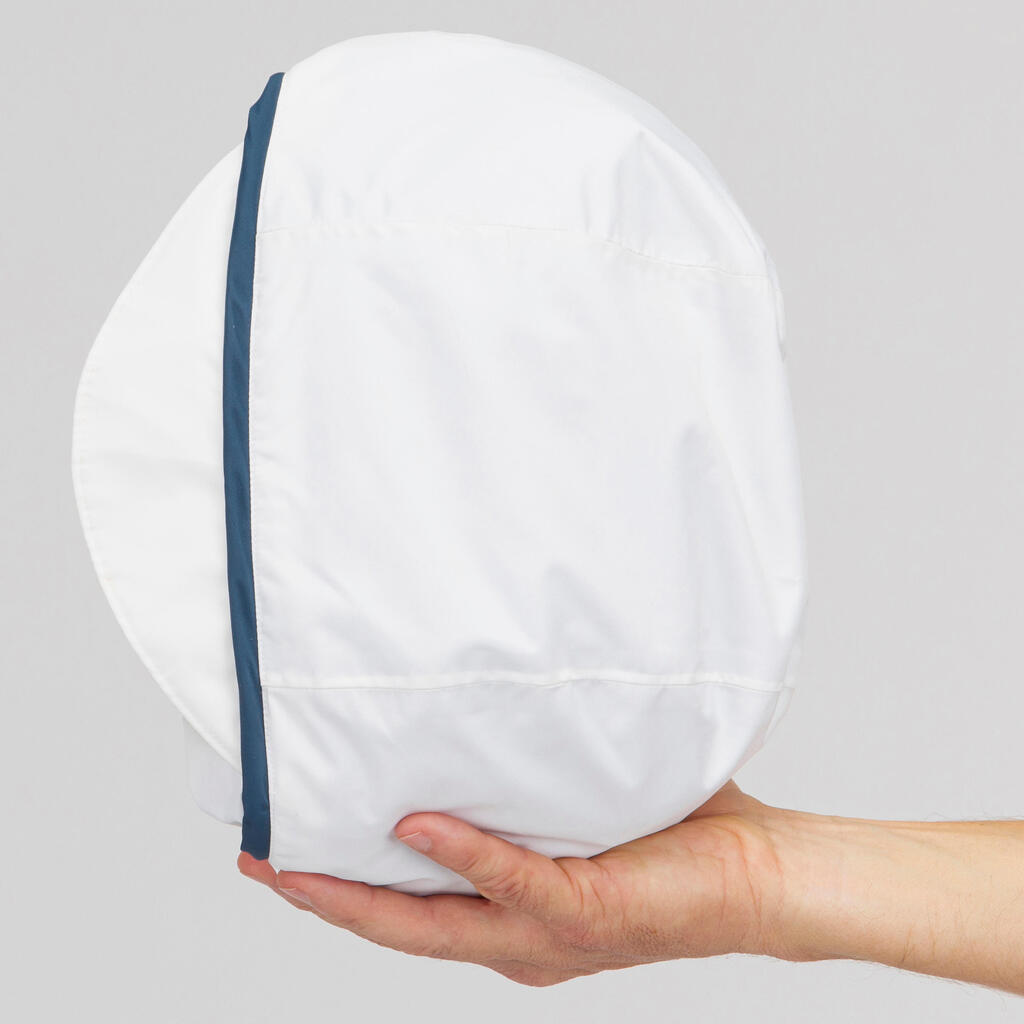 Veste imperméable de voile - veste de pluie SAILING 100 homme Bleu blanc
