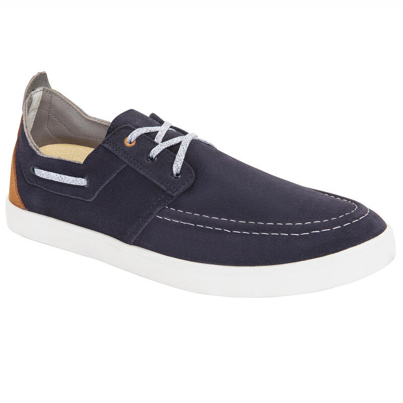 Chaussures bateau adhérente Homme SAILING 300 Navy