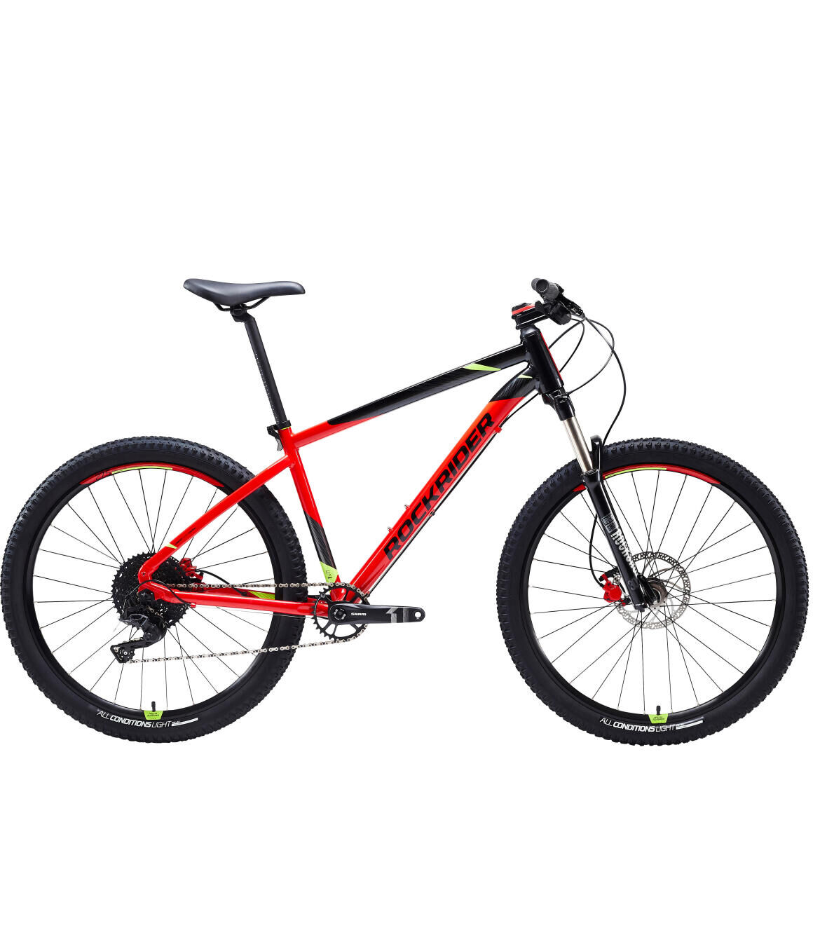 MTB ROCKRIDER ST 900 ROSSO-NERO