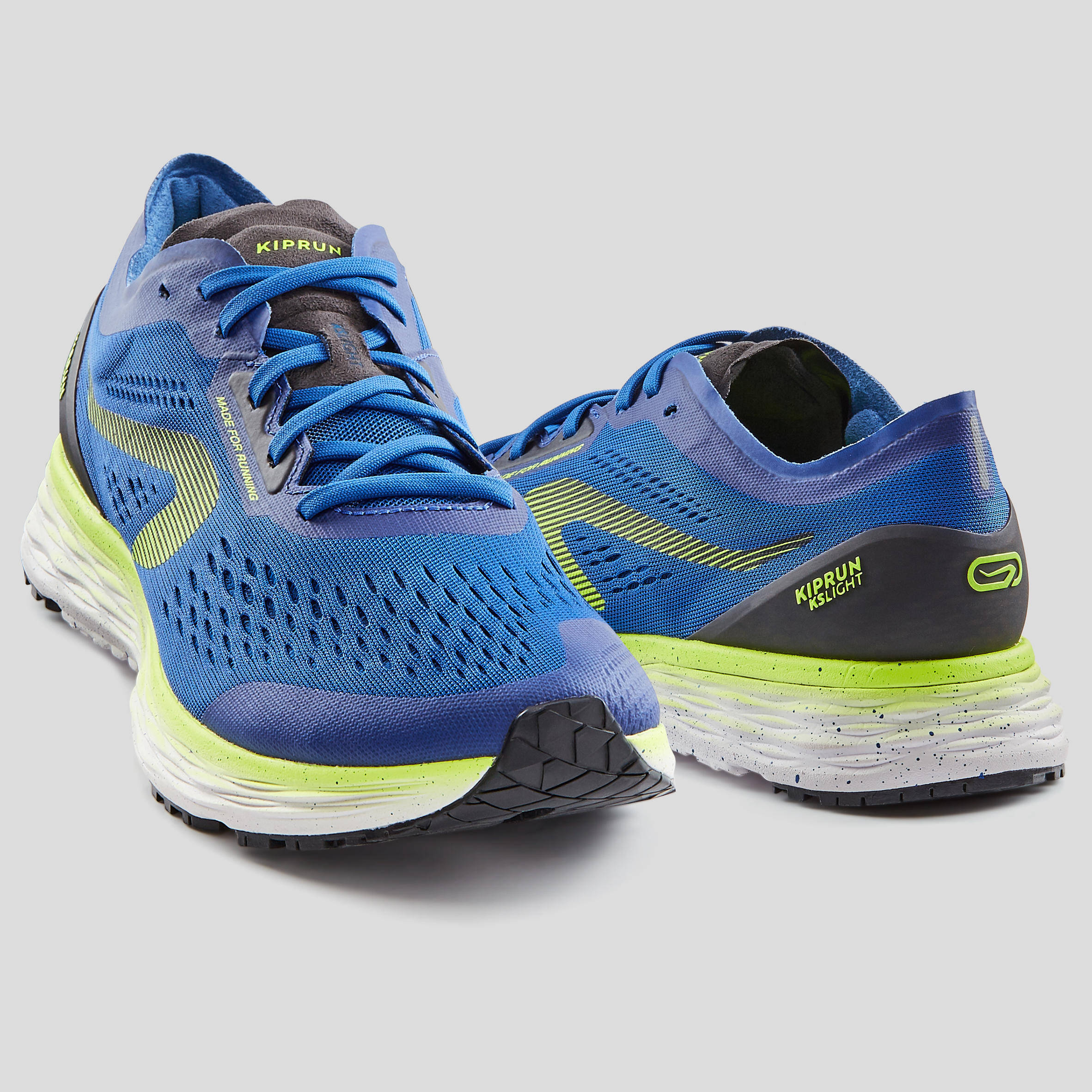 Men's Marathon Running Shoes KS Light- Blue/ Green -  5