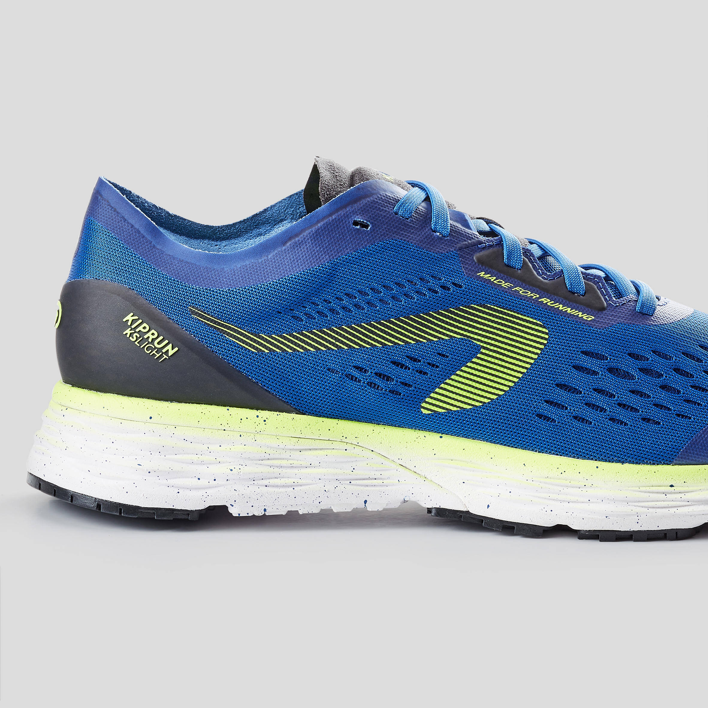 Men's Marathon Running Shoes KS Light- Blue/ Green -  4