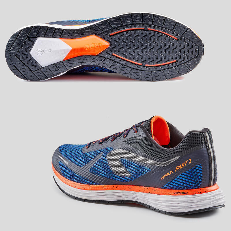 ZAPATILLAS RUNNING HOMBRE KIPRUN FAST 2 AZUL ROJO 