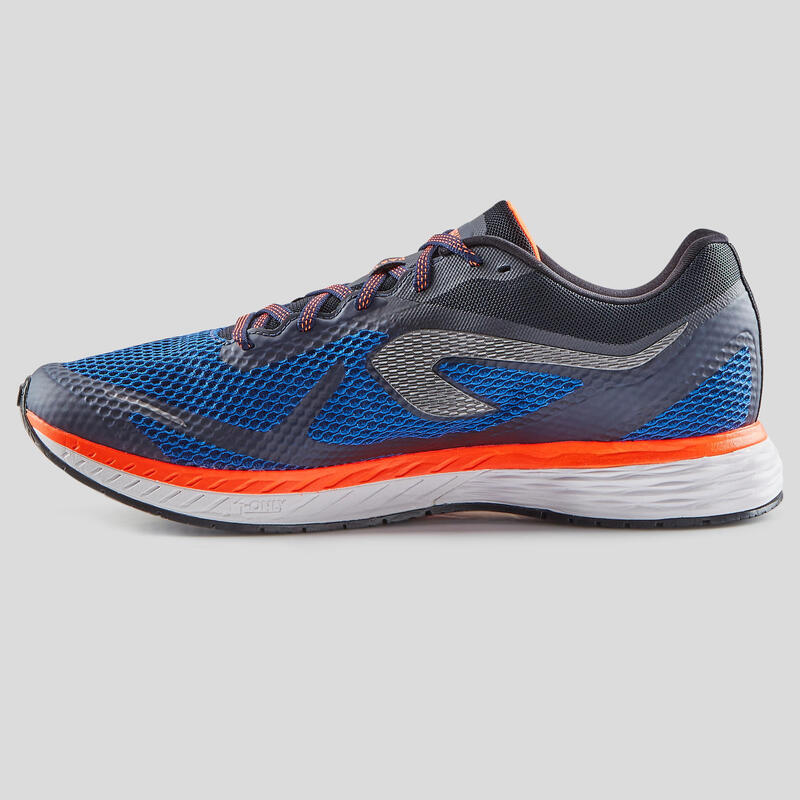 CHAUSSURE DE RUNNING HOMME KIPRUN FAST 2 BLEU ROUGE