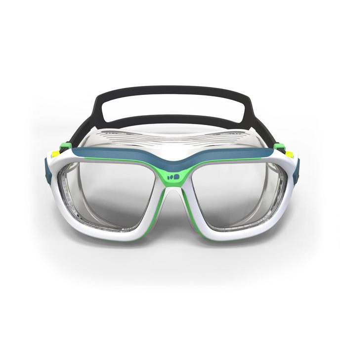 Masque De Natation 500 Active Taille S Bleu Verres Clairs Nabaiji Decathlon