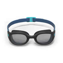 Swimming goggles SOFT - Clear lenses - Size large - Black blue