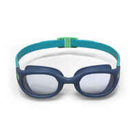 Swimming goggles SOFT - Clear lenses - Size large - Blue green