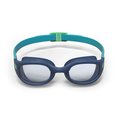 Swimming goggles SOFT - Clear lenses - Size large - Blue green