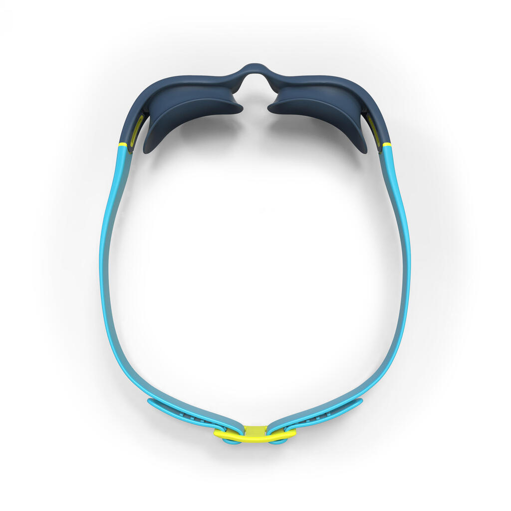 Lunettes De Natation SOFT - Verres Clairs - Petite Taille - Rose Turquoise