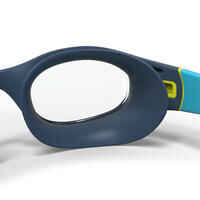 Swimming Goggles Soft 100 - Size S - Clear Lenses - Blue Yellow