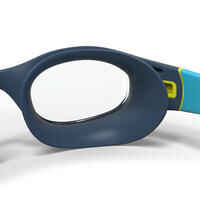 Gafas natación cristales claros Nabaiji 100 azul/amarillo talla S