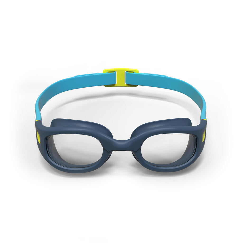 Lunettes De Natation SOFT - Verres Clairs - Petite Taille - Rose Turquoise