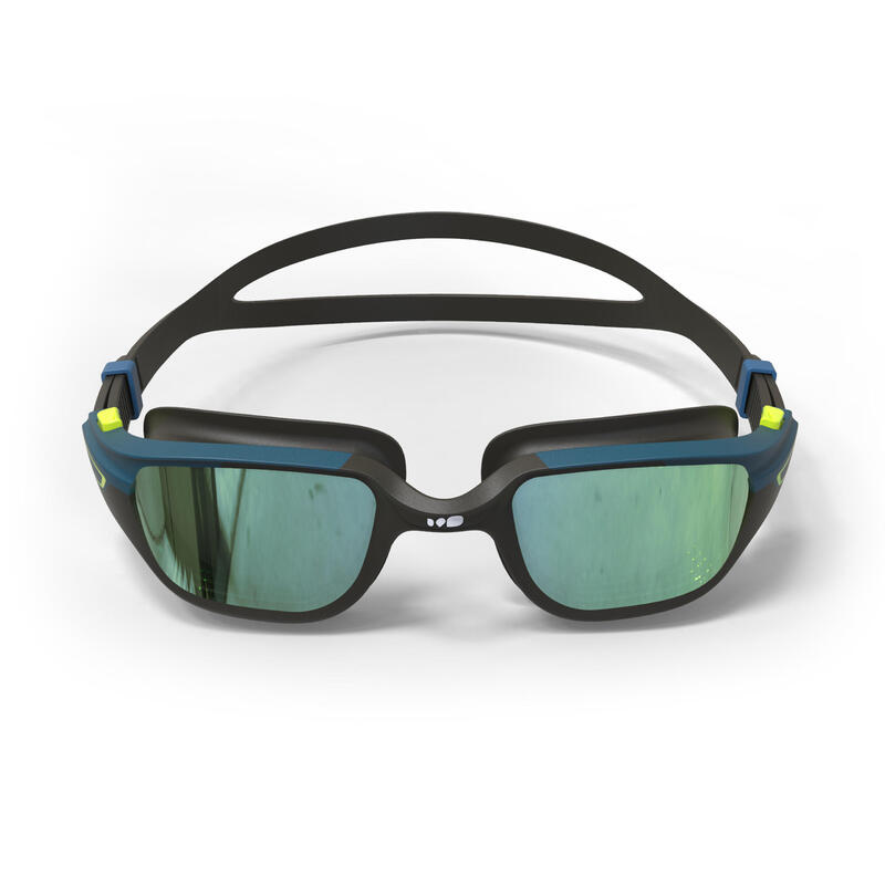 Lunettes de Natation Verres Miroirs SPIRIT Taille L Noir Bleu