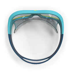 Simglasögon SWIMDOW storlek S ljusa glas blå/gul