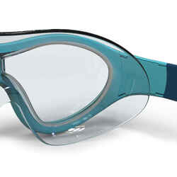 Simglasögon SWIMDOW storlek S ljusa glas blå/gul