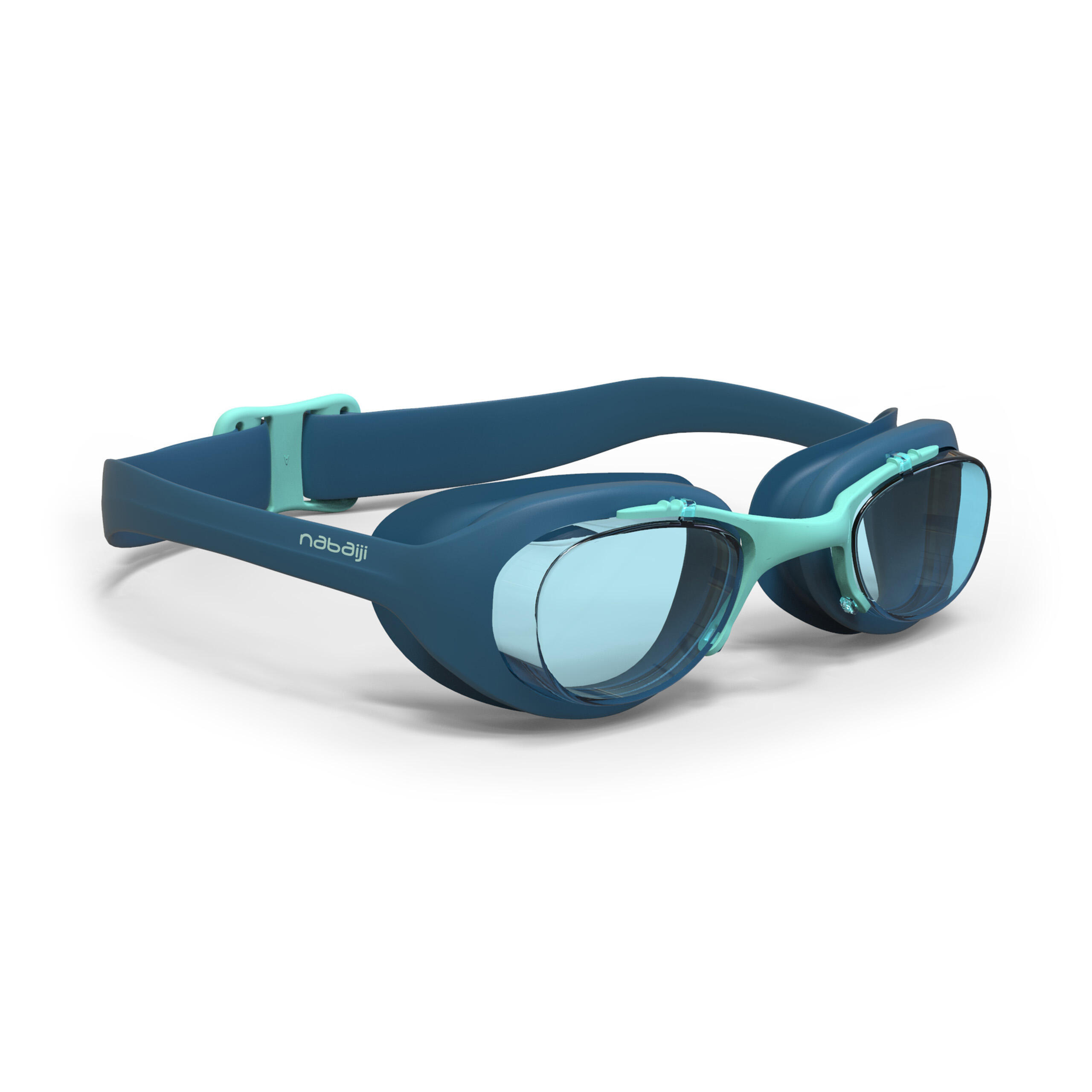 NABAIJI Swimming goggles XBASE - Clear lenses - One size - Blue green